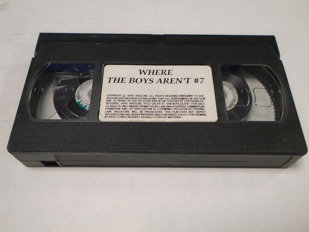 Where the Guys Aren't #7 Vivid Video Adult VHS 042219AMP2