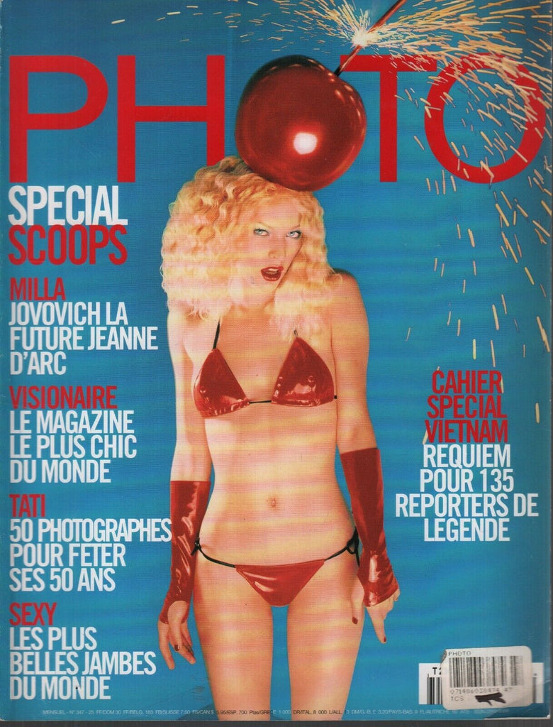 Photo Photo French Magazine March 1998 Milla Jovovich Jeanne D'Arc 100419AME3