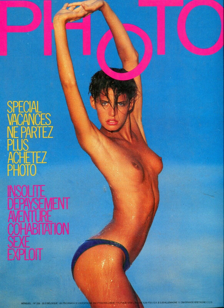 Photo Photo French Magazine Alberta Tiburzi #239 August 1987 091719lm-ep