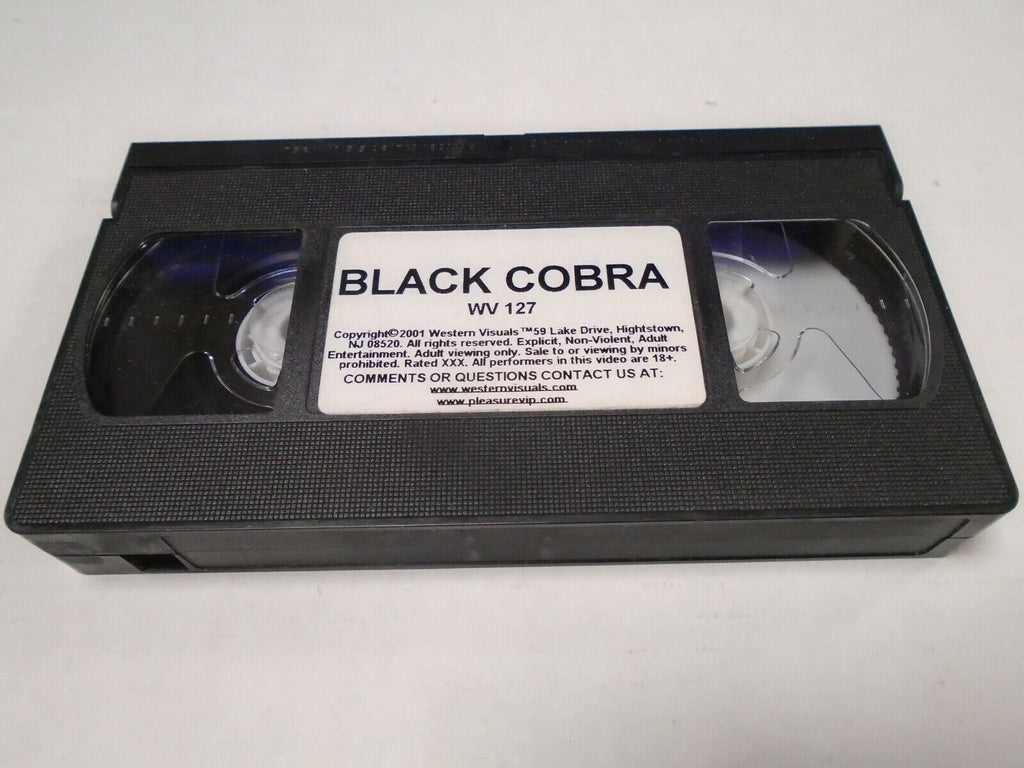 Black Cobra 2001 Western Visuals Adult VHS 020719AMP2