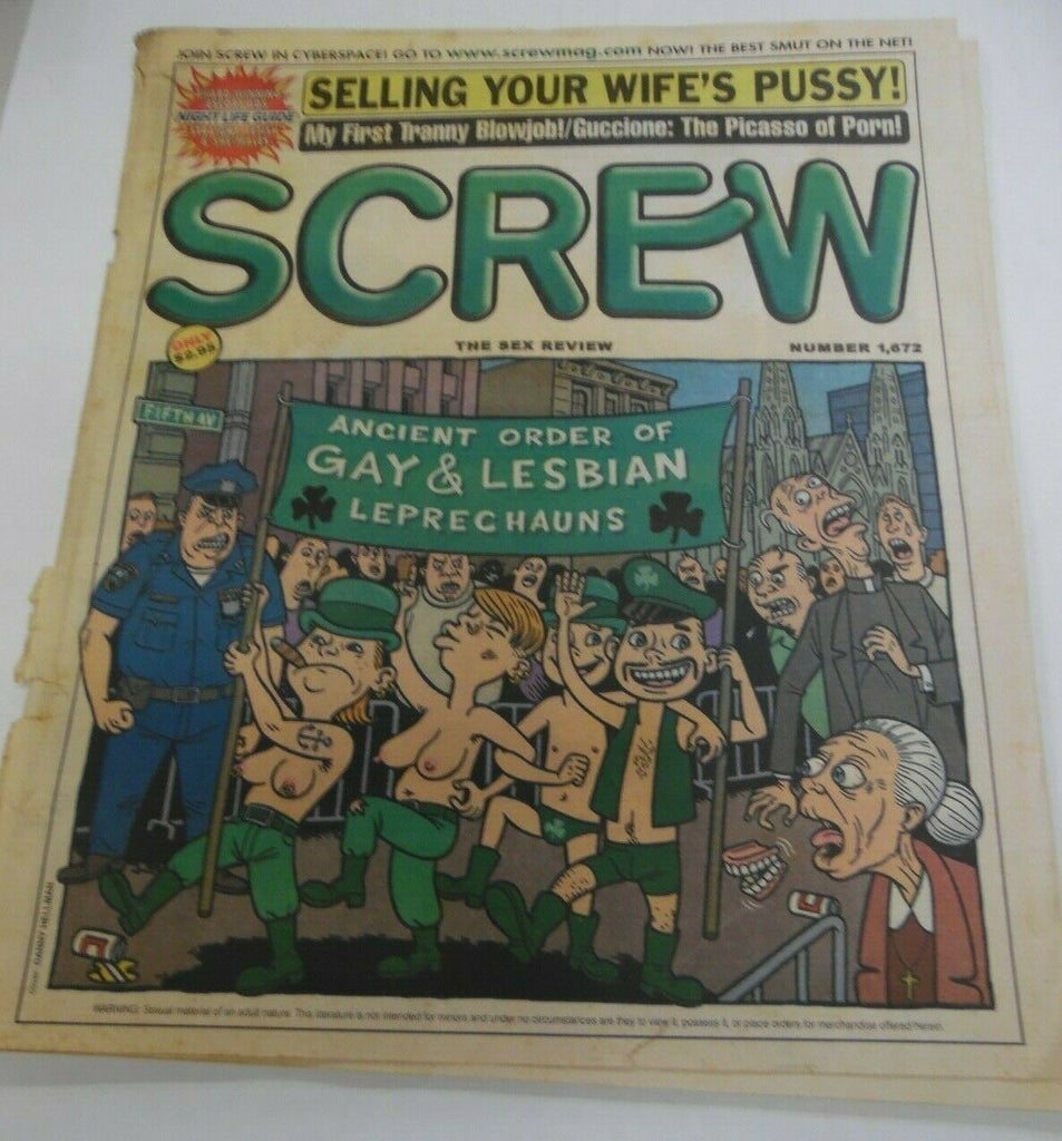 Screw Newspaper Selling Your Wife's Pussy #1672 March 19, 2001 121319lm-ep