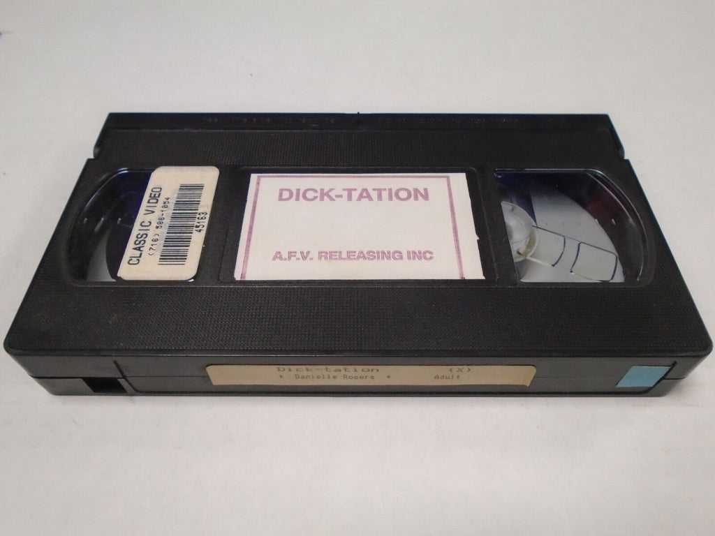 Dick-Tation Danielle Rogers Vintage Adult VHS 020119AMP2