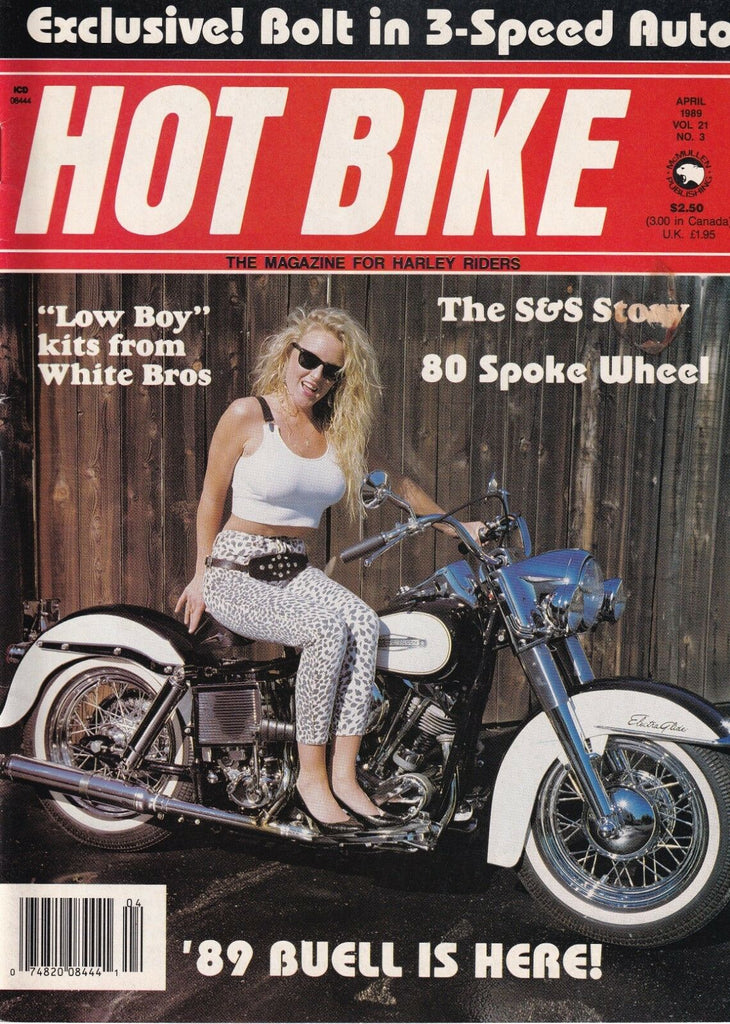 Hot Bike Magazine SS&S Stone & 80 Spoke Wheel April 1989 012919REP