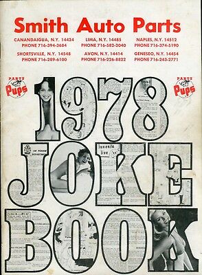 Joke Book 1978 Digest Smith Auto Parts Pups 111918lm-ep