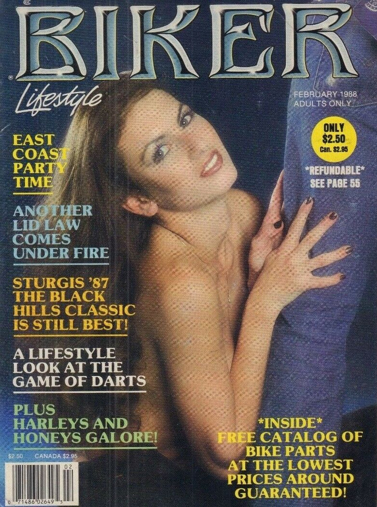 Biker Adult Magazine Sturgis '87 & East Coast Party February 1988 051618REP