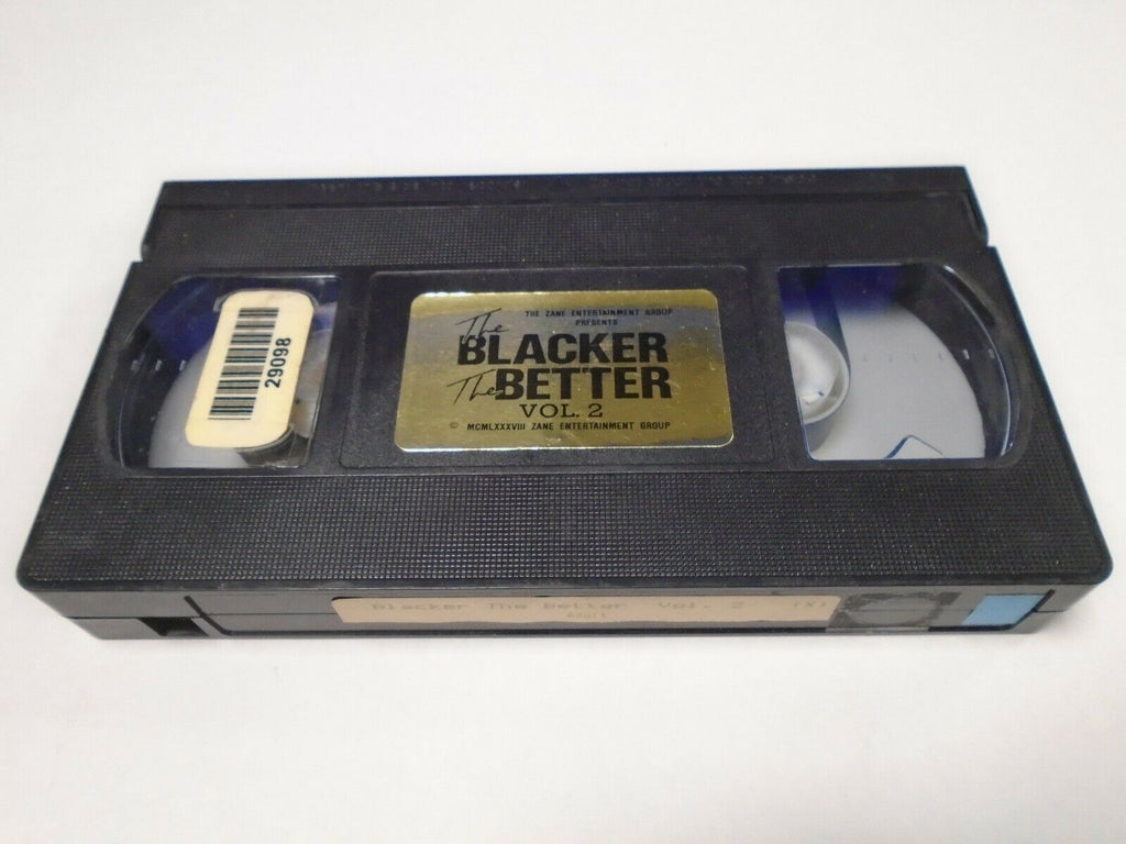 The Blacker The Better Vol 2 Interracial Adult VHS 022019AMP2