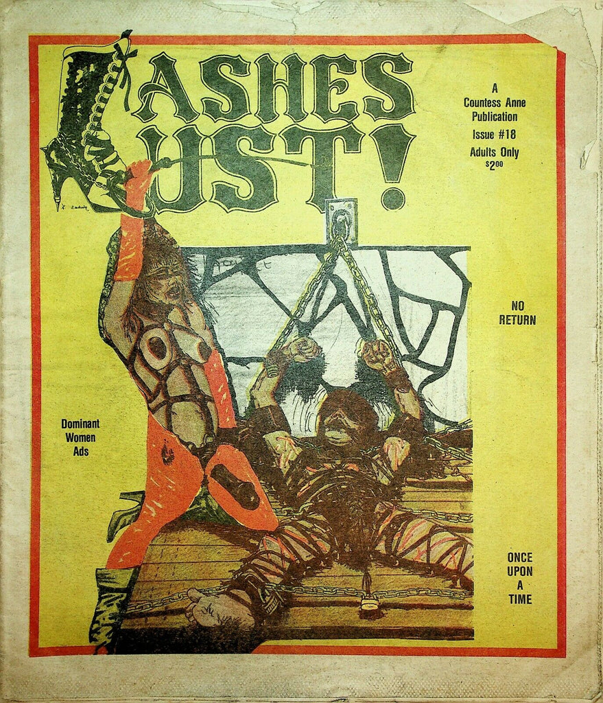 Lashes Lust! Fetish Newspaper No Return #18 1980's 030320lm-ep