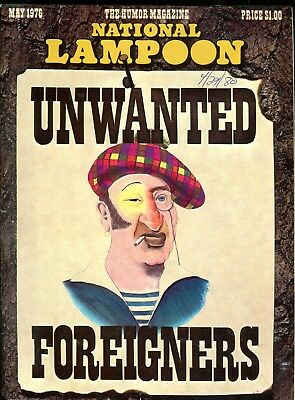 National Lampoon Magazine Unwanted Foreigners May 1976 021418lm-ep