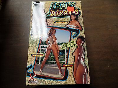 Ebony Divas #3 Brown Sugar Money Love X-Traordinary Pic VG Adult VHS CLEARANCE 100815amp8