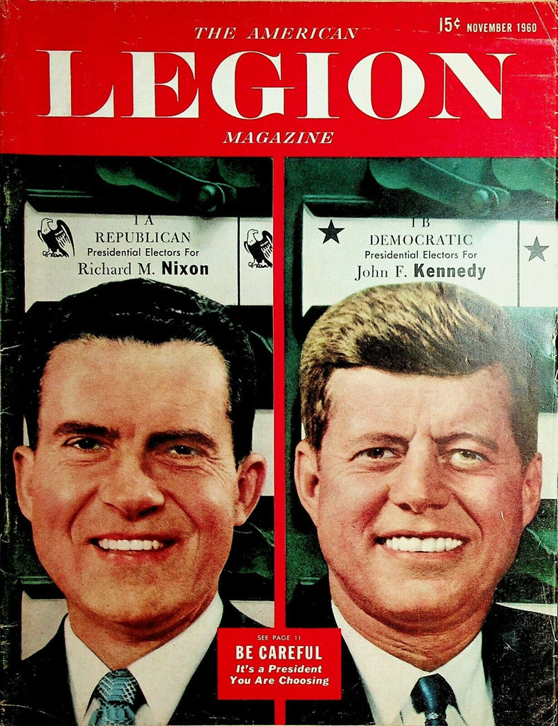The American Legion Magazine Richard Nixon/ John F. Kennedy 1960 072720lm-ep