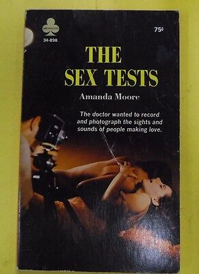 The Sex Tests Adult Novel by Amanda Moore 1968 Mildwood 071613lm-epa