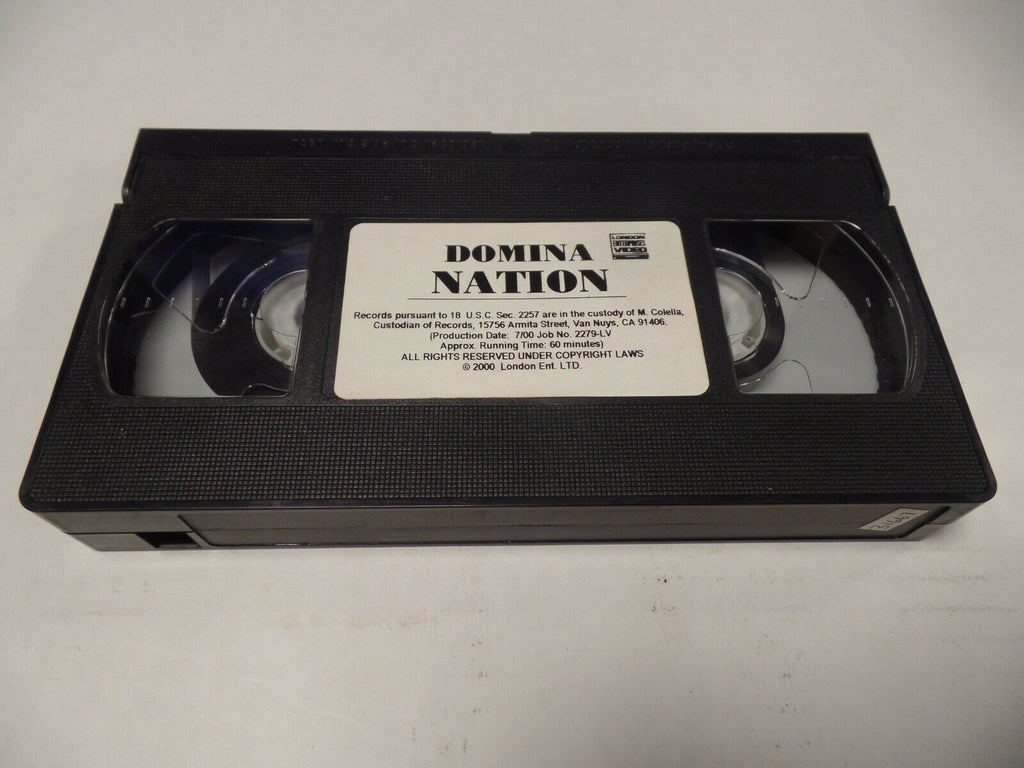 Domina Nation 2000 London Ent Adult VHS 051619AMP2
