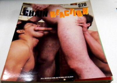 Chain Reaction Gay Adult Magazine #1 ex 123113lm-ep