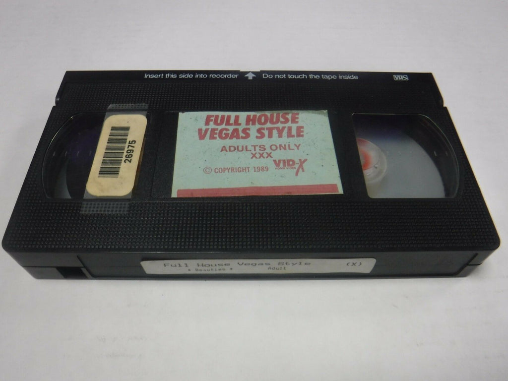 Full House Vegas Style 1989 Adult VHS 010219AMP