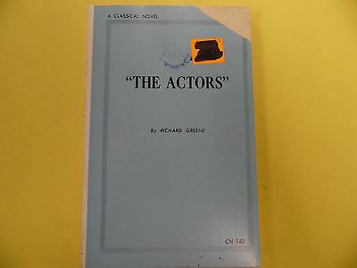 The Actors Adult Novel by Richard Greene 1969 052216lm-ep
