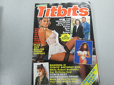 Titbits Adult Magazine Madonna August 1989 vg 022515lm-ep