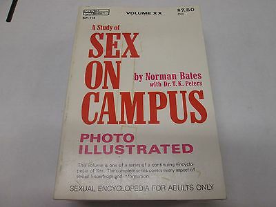 A Study of Sex on Campus Norman Bates Sces PressAdult Educational Book Excellent