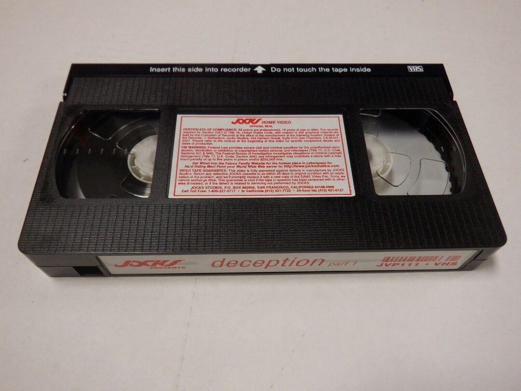 Deception Part 1 Jocks Gay Male VHS 082020AMP