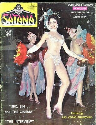 Satana Magazine Las Vegas Showgirls #1 1960's 041918lm-ep2