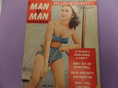 Man to Man Adult Magazine Libby Dean January 1951 040816lm-ep3