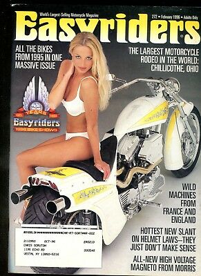 Easyriders Magazine Bikes From 1995 One Issue! February 1996 120817lm-ep2
