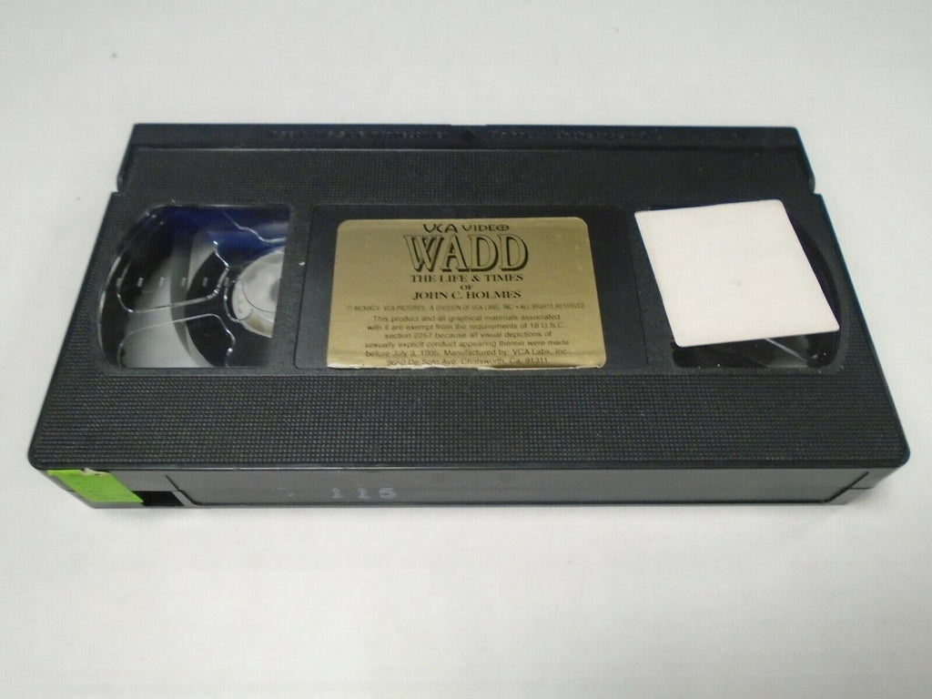 The Life & Times of John C Holmes VCA Video 1995 Adult VHS 070419AMP