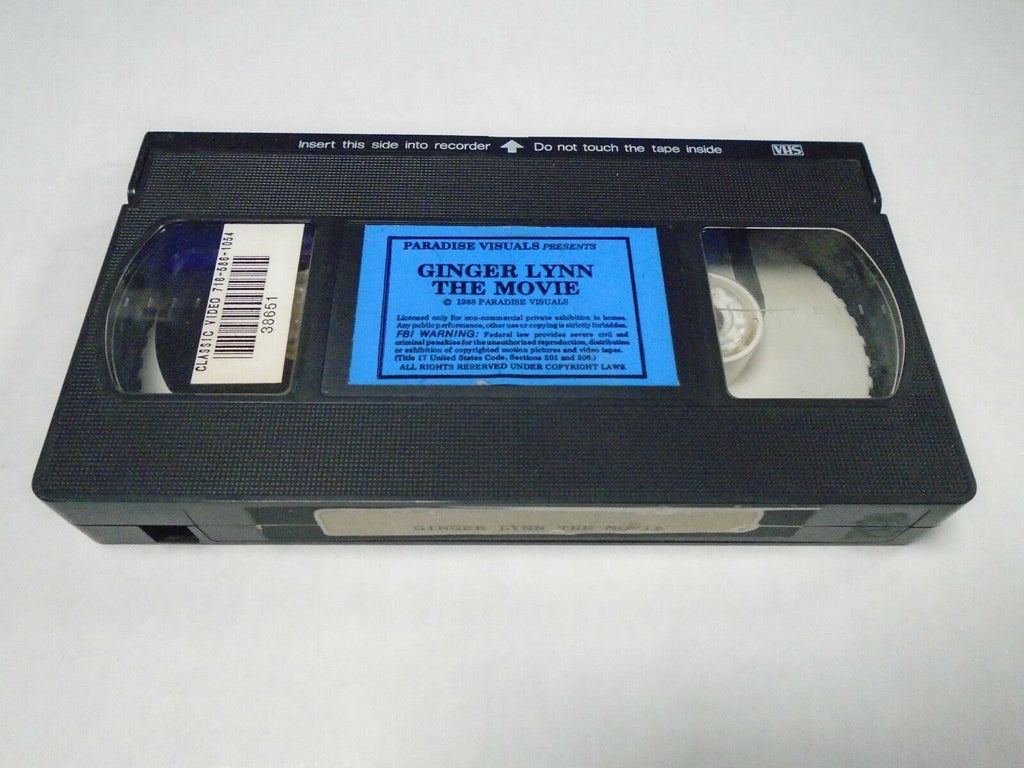 Ginger Lynn the Movie 1988 Paradise Visuals Adult VHS 031419AMP