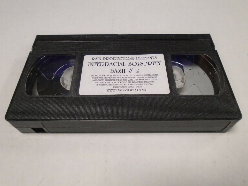 Interracial Sorority Bash #2 Rain Productions Adult VHS 031819AMP2