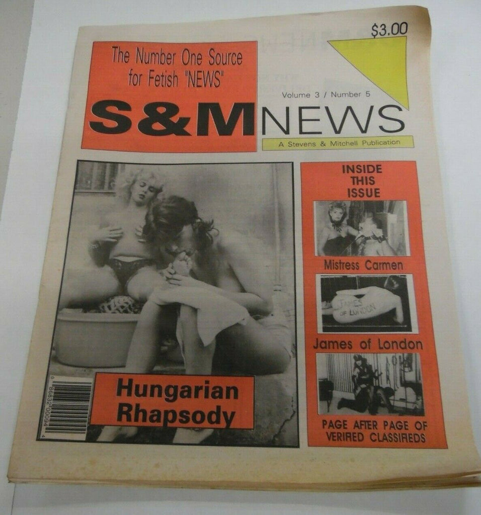 S & M News Fetish Newspaper Hungarian Rhapsody vol.3 #5 1995 122119lm-ep