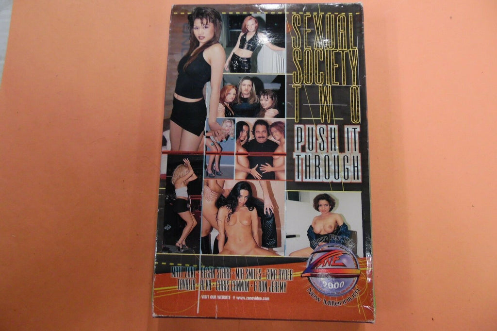 Sexual Society VHS #2 Regan Starr/Ron Jeremy XXX CLEARANCE 111116lm-ep7