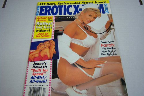 Erotic X-film Guide Busty Adult Magazine "Jenna's Newest, Built for Speed, All Girl!" July 1997