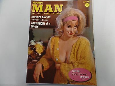 Modern Man Adult Magazine Julie Lenard June 1964 ex 021316lm-ep