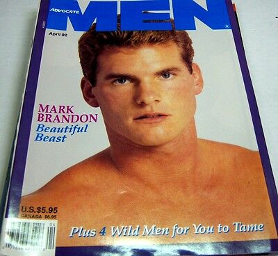 Men Gay Adult Magazine "Beautiful Beast" April 1992 mt/cln 042913Lm-ep