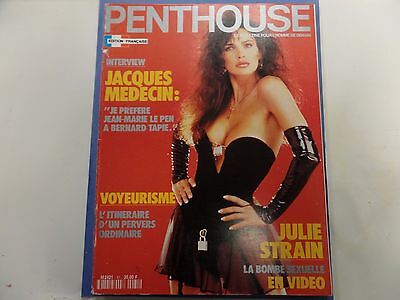 Penthouse Adult French Magazine Julie Strain October 1991 031016lm-ep - New
