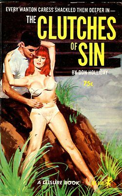 The Clutches Of Sin Adult Novel by Don Holiday 1965 042814lm-epa