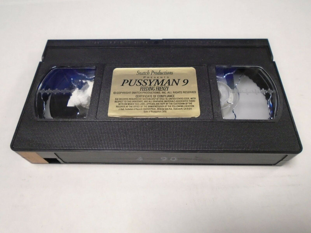 Pussyman 9 Snatch Productions 1995 Adult VHS 050719AMP3