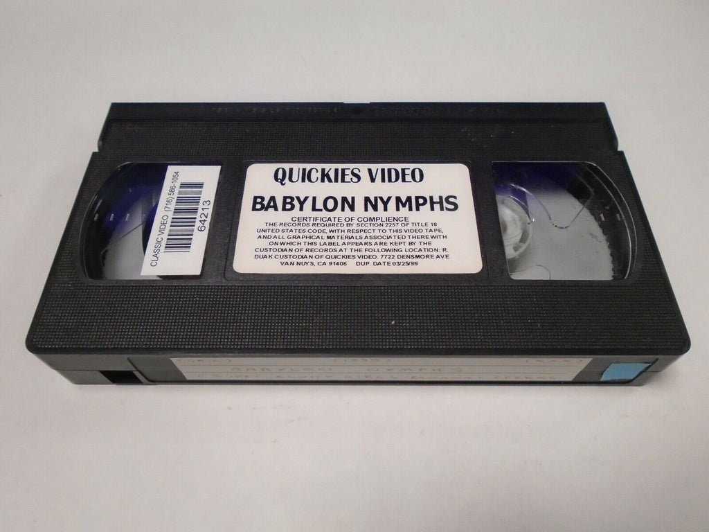Babylon Nymphs Quickies Video 60mins 1995 Adult VHS 032819AMP2