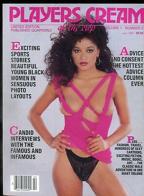 Players Cream Of The Crop Magazine Sade  w/Poster  vol.1 #2 1990 Double Issue   082226lmp-GSC