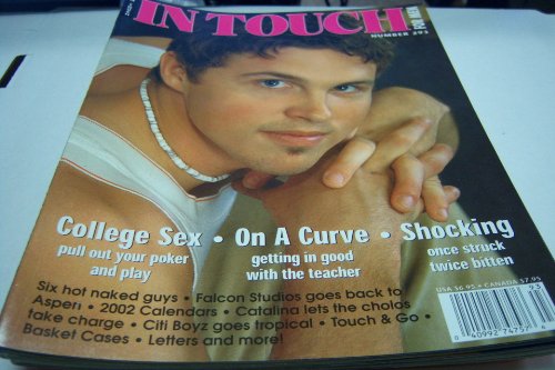 In Touch Gay Adult Magazine "College Sex" #293 November 2001
