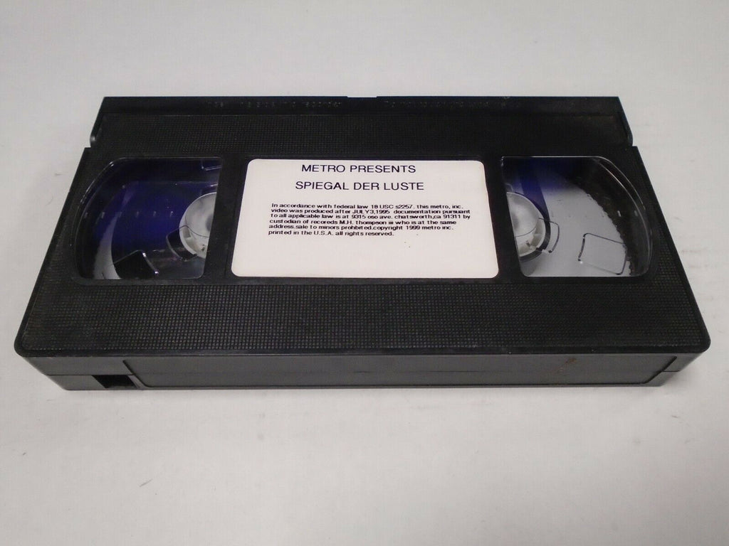 Spiegal Der Luste Metro Productions 1995 Adult VHS 040119AMP