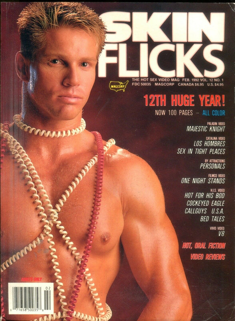 Skin Flicks Gay Magazine Majestic Knight February 1992 012419lm-ep