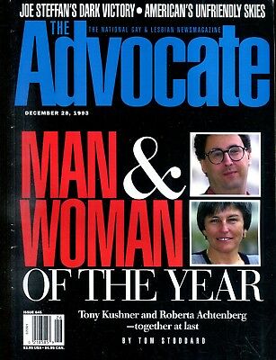 The Advocate Magazine Tony Kushner/Roberta Achtenberg 1993 030518lm-ep2
