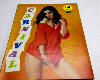 Carnival Busty Adult Magazine "Alexa Jevic" May 1969 vg 100113lm-ep