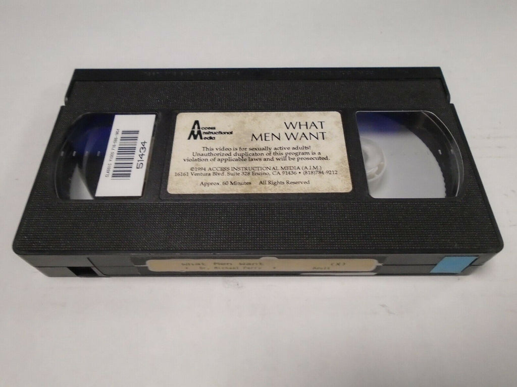 What Men Want Dr Michael Perry D 60mins 1994 Adult VHS 022719AMP3