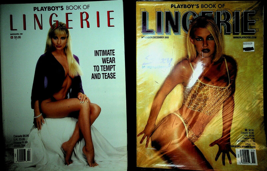 Lot of 6 Playboy's Lingerie Magazines 1994- 2001 Sue Ethridge 042920lm-ep