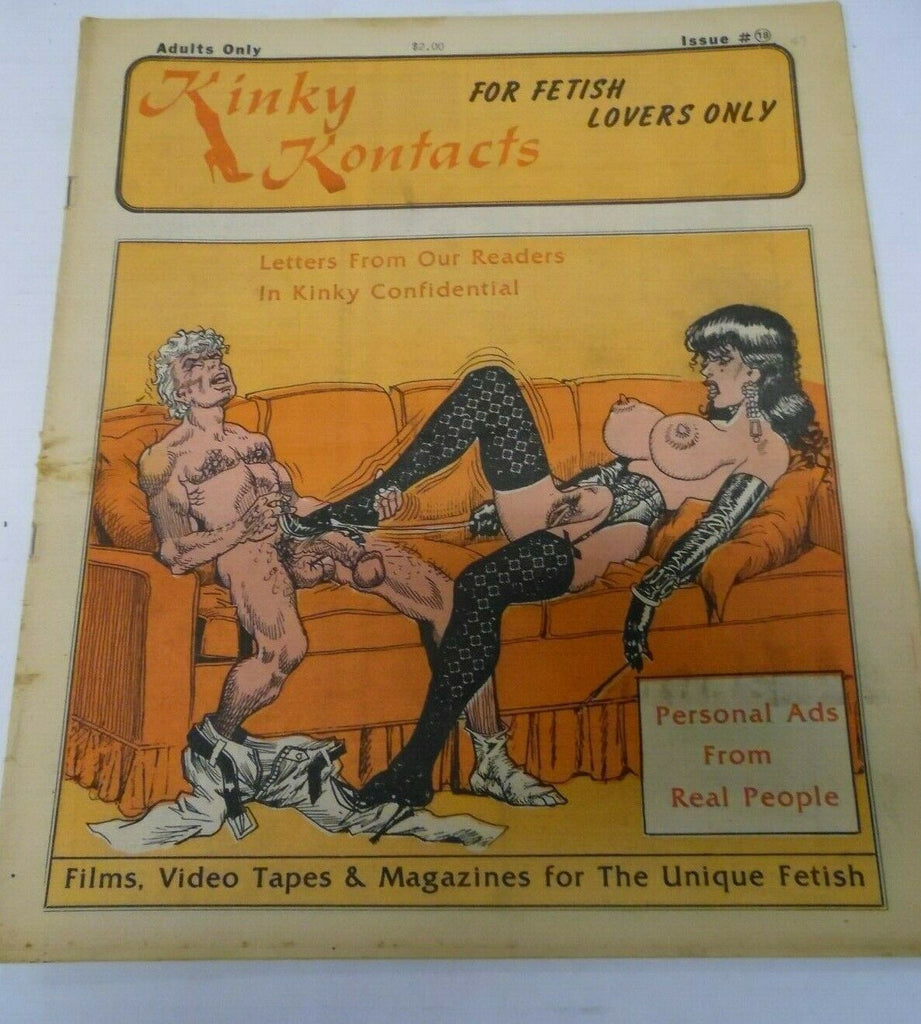 Kinky Kontacts Newspaper #18 1980's 012920lm-ep