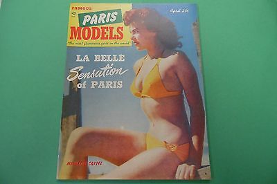 Paris Models Magazine Madeline Castel April 1952 071316lm-ep