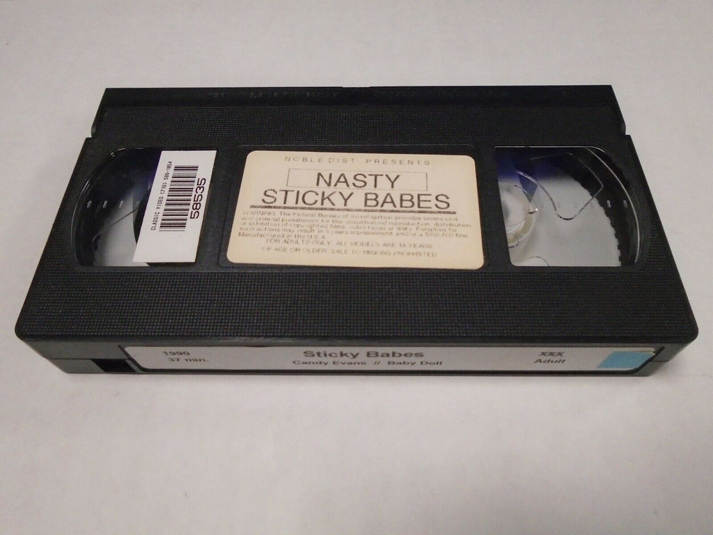 Nasty Sticky Babes Candy Evans 1990 37mins Adult VHS 032019AMP