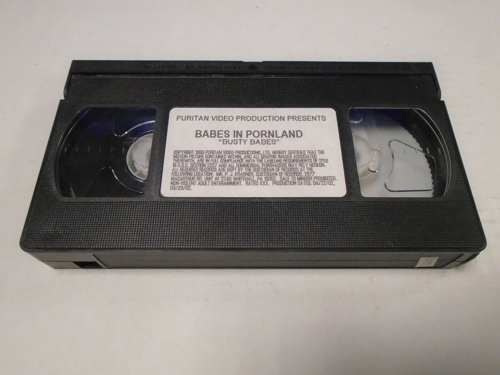 Babes in Pornland Busty Babes Puritan 1999 Adult VHS 040419AMP3