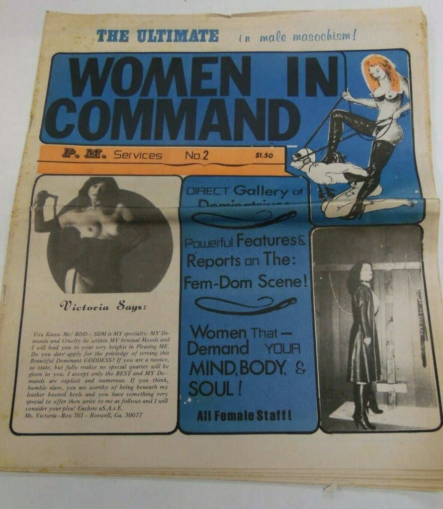 Women In Command Newspaper Goddess Victoria #2 120919lm-ep